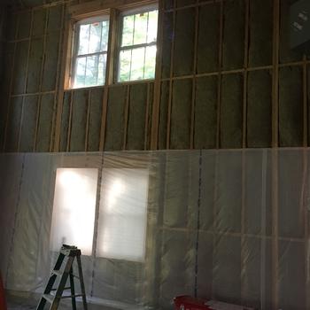 Residential Roxul Insulation and Vapor Barrier 1 