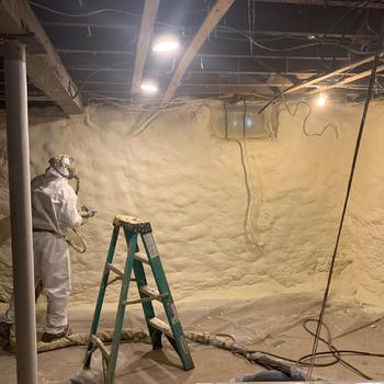 Residential Closed Cell Foam Exterior Walls and Foundation Walls 7 